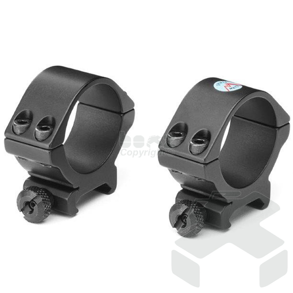 Sportsmatch Scope Mounts Medium 34mm dia body tube 2 pc Double Screw 50mm Lens