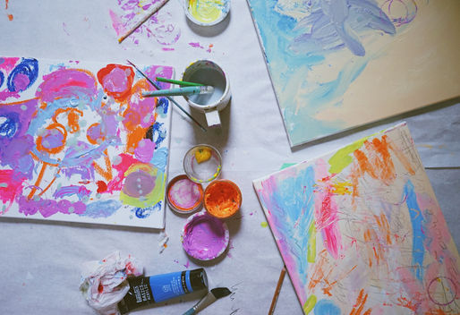 Cy Twombly Inspired Paintings