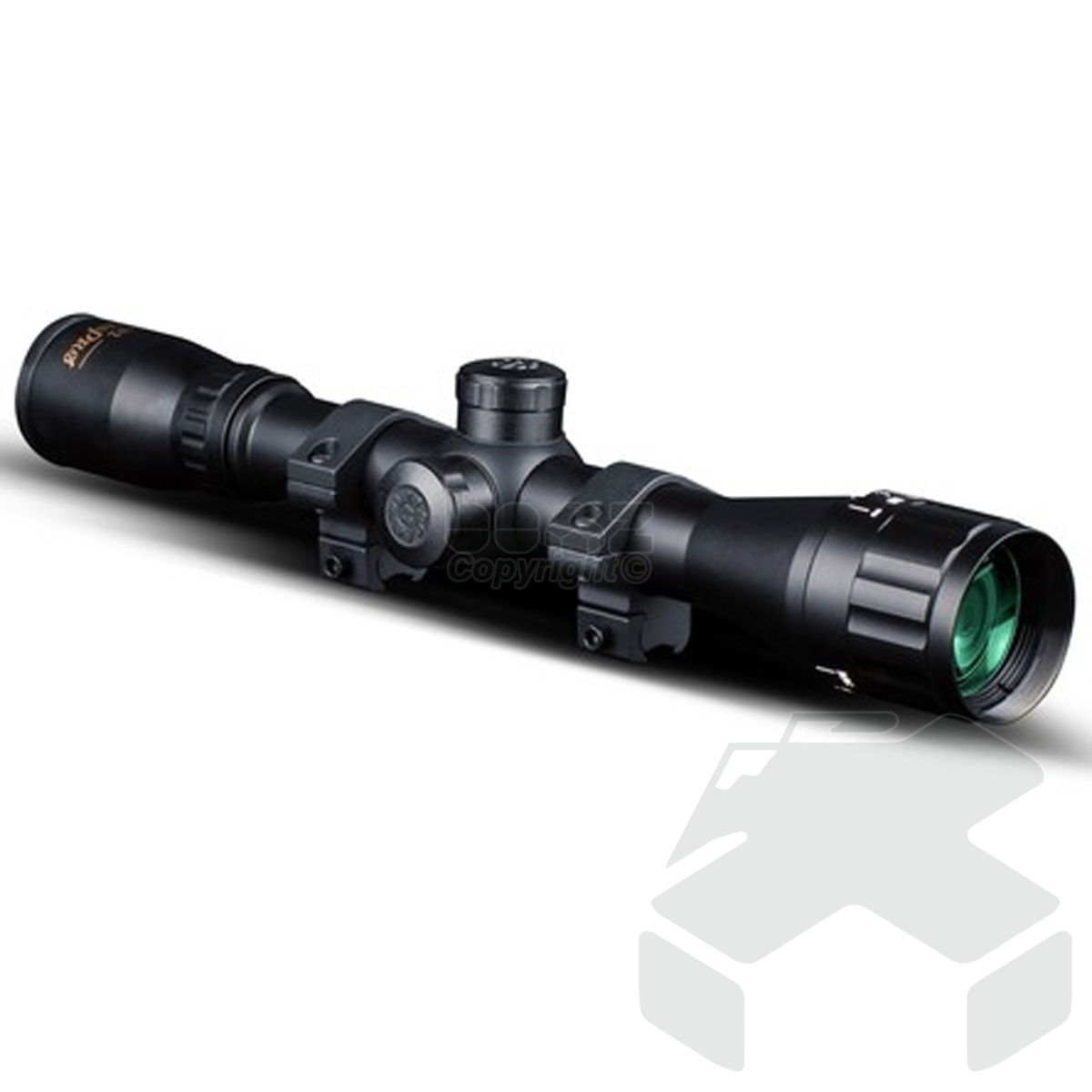 Konus PRO 3-9 X 32 AO Rifle Scope with Mounts