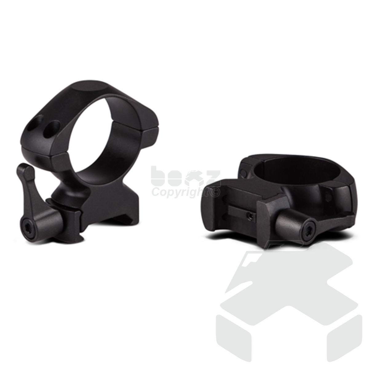 Konus Steel Quick Release Rings 1" - Medium recommended rifle scope up to 40mm