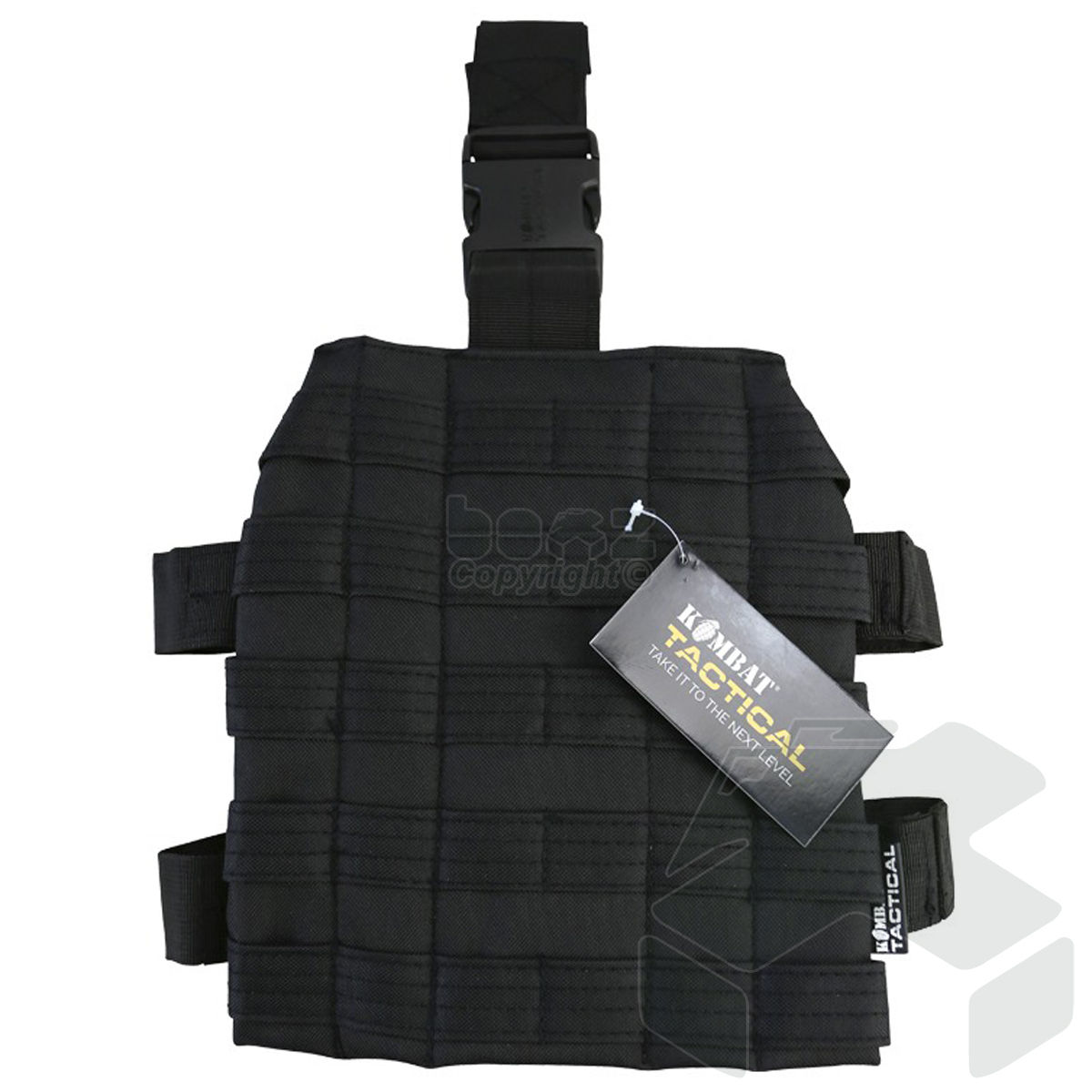 Kombat Molle Drop Leg Platform - Black