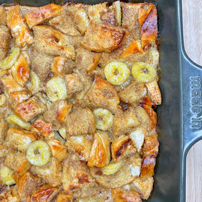 Easy Banana Bread Pudding