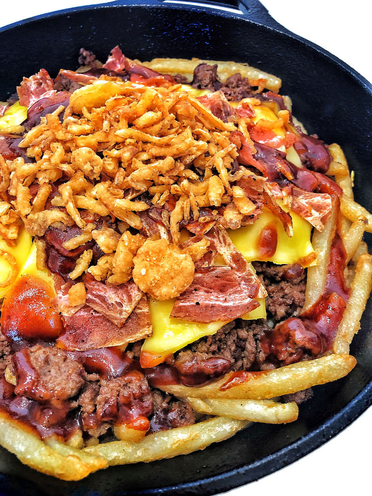 Western Bacon Cheeseburger Fries
