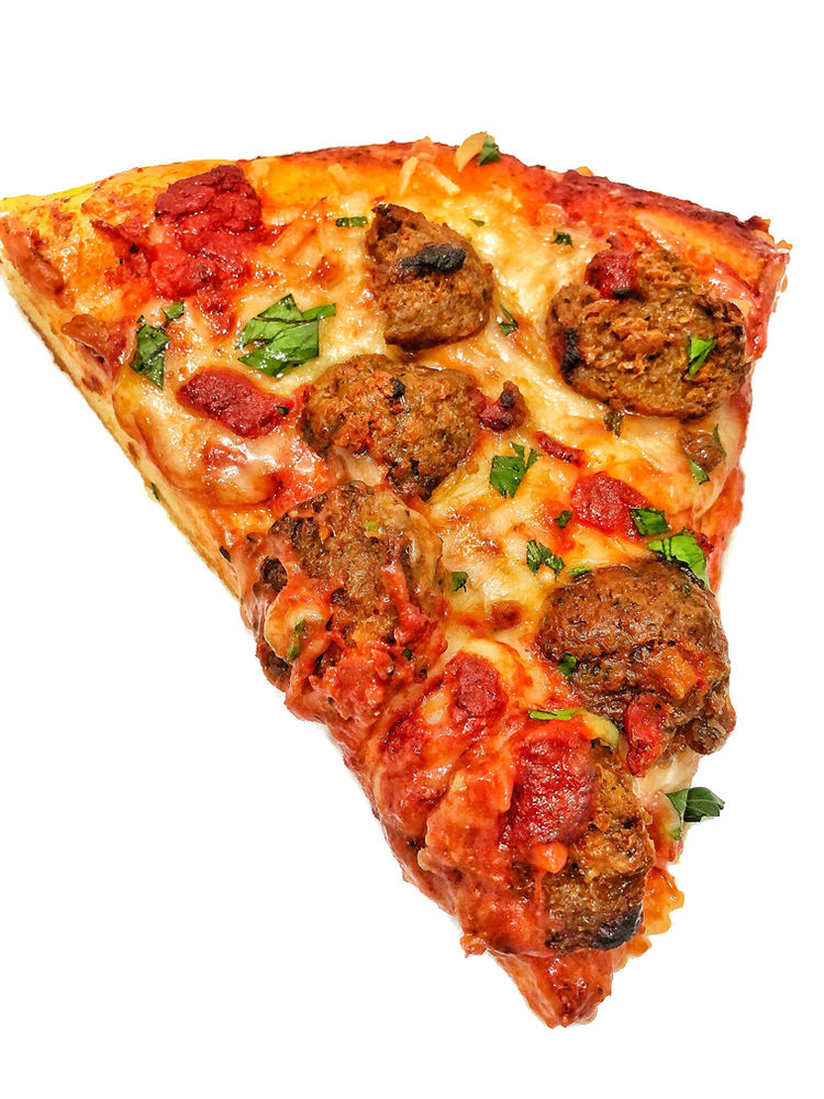 Vegan Meatball Pizza
