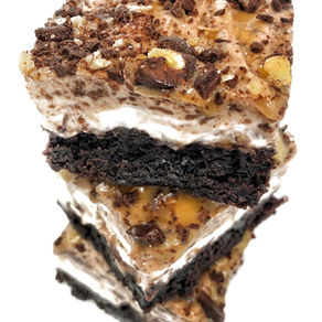 Salted Caramel Ice Cream Bars