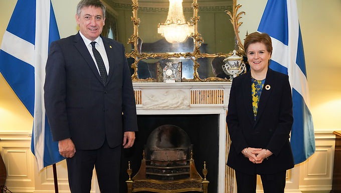 Keir Starmer dice que los laboristas 'No funcionarán' con Nicola Sturgeon para sacar a los conservadores del poder y dice que el futuro de Escocia está en el Reino Unido