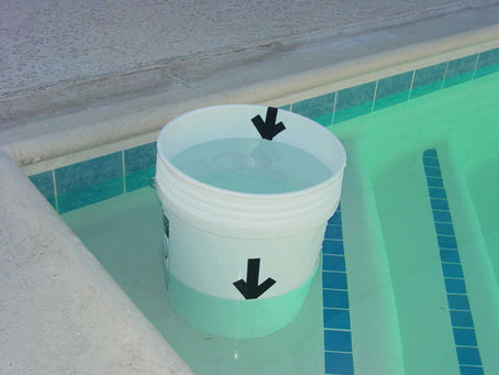 The Bucket Test... Is your swimming pool leaking?