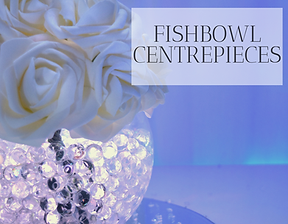 Fishbowl Vase Centrepiece Hire in Hertfordshire, Bedfordshire, Buckinghamshire, London & Essex
