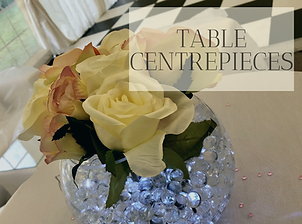 Table Centrepiece Hire in Hertfordshire, Bedfordshire, Essex & London