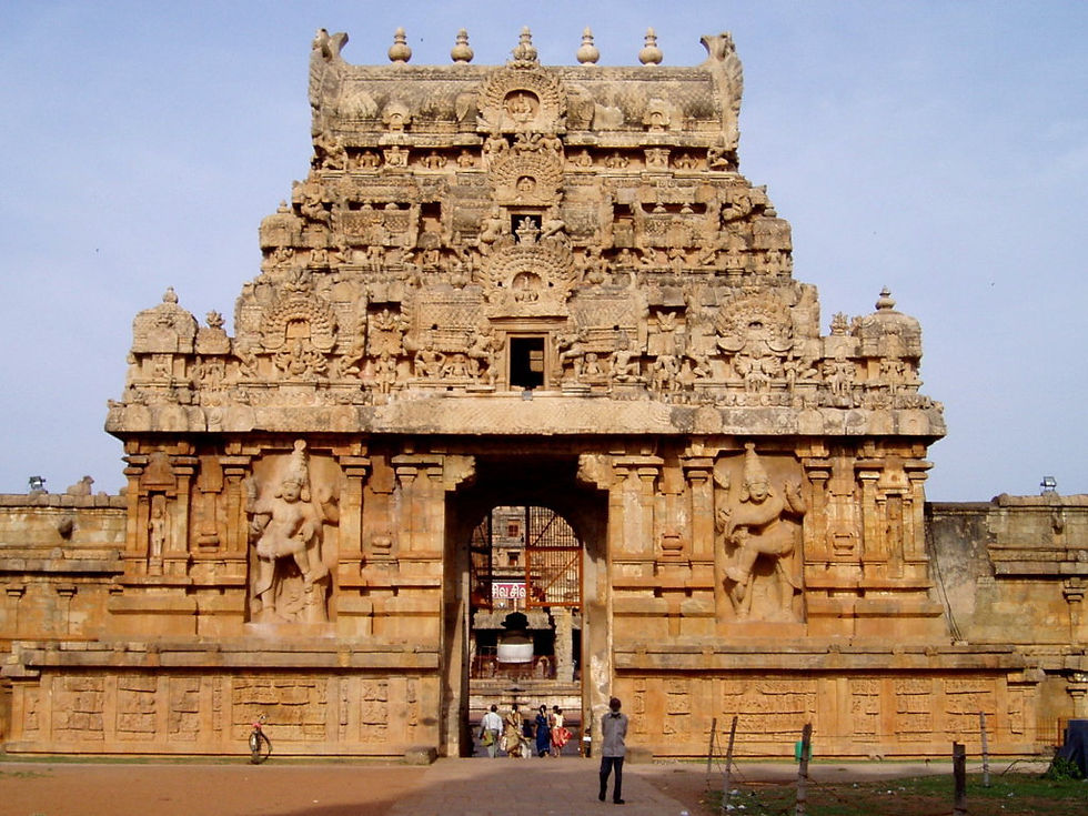 India - Tamil Nadu, temple