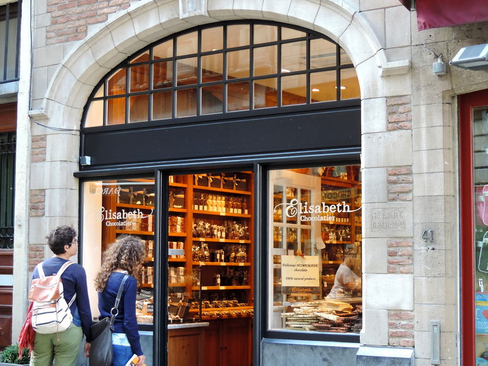 Belgium - Brussels - chocolates shop