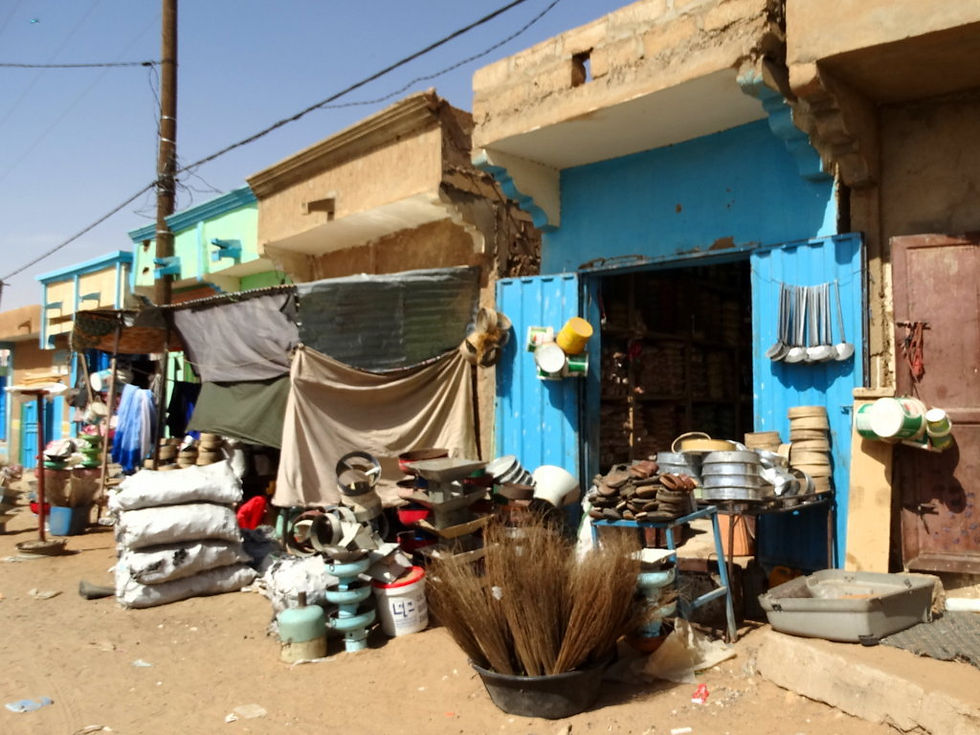Mauritania - Border with Senegal