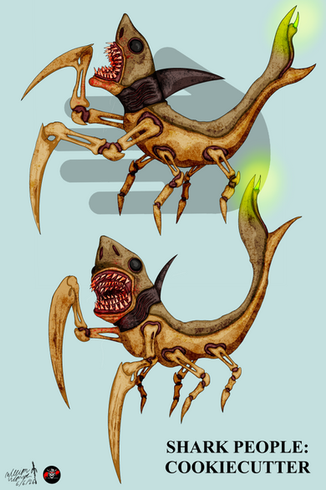 "SHARK PEOPLE: COOKIECUTTER"