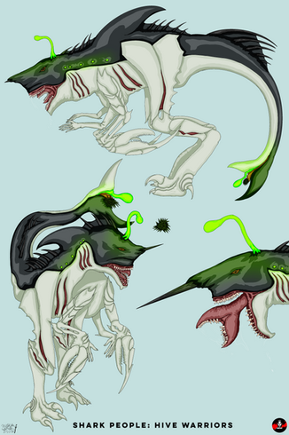 "SHARK PEOPLE: HIVE WARRIOR"