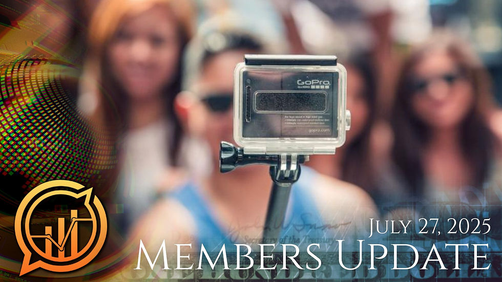 Members Update - A Look at GoPro (GPRO) Trade, Updates on Positions, and Getting More Defensive