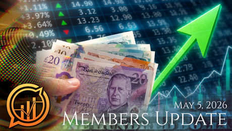 One Stock Breaks Out, Another to Report Tomorrow; Also, a Look at UK Rates