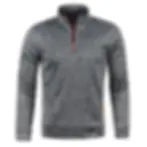 Thumbnail: Men Pullover Men's Thicker Sweatshirts Half Zipper Pullover for Male Hoody Man