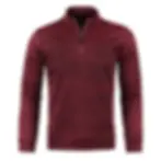 Thumbnail: Men Pullover Men's Thicker Sweatshirts Half Zipper Pullover for Male Hoody Man