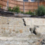 Natural stone wall