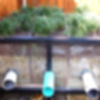 Pipe comparison root growth tank