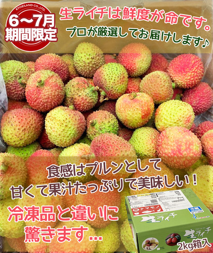 4kg‼️手渡し‼️新鮮 生ライチ 香りが強いみずみずしい　妃子笑茘枝 果物 file.jpg