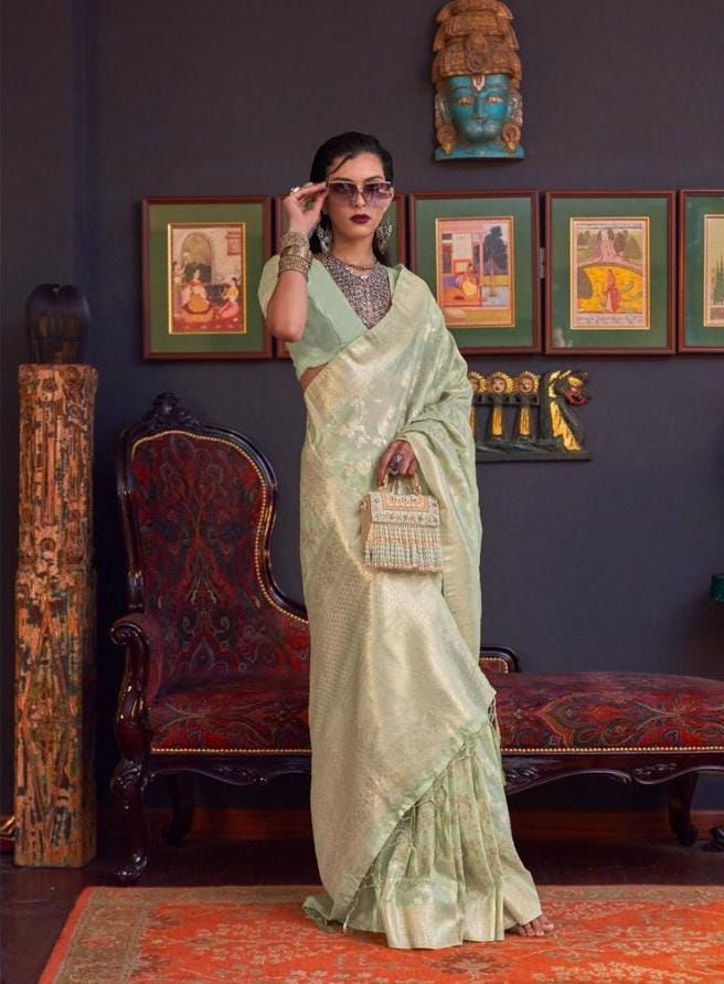 Soft Katan Silk Saree