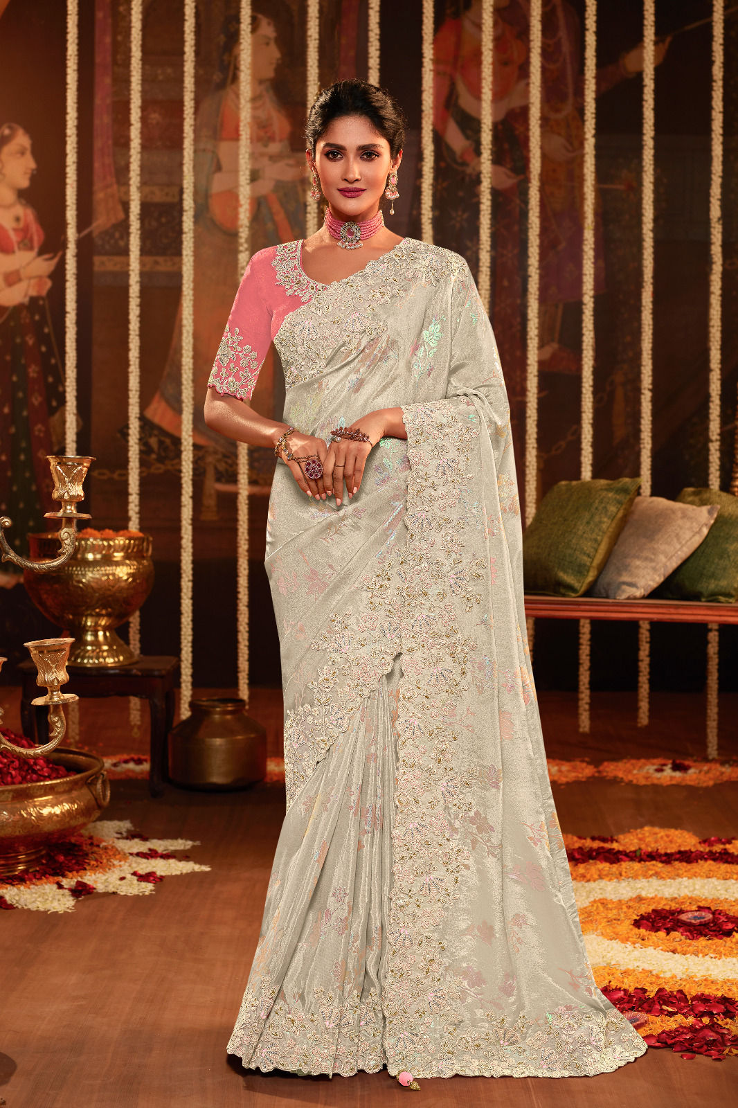 Silk Designer Saree-Premium