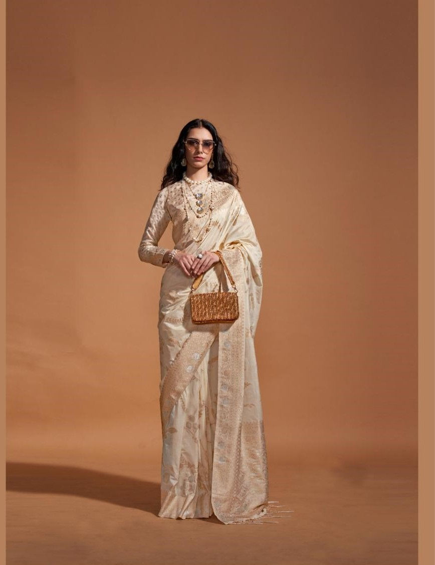 Soft Silk Meenakari Woven Saree