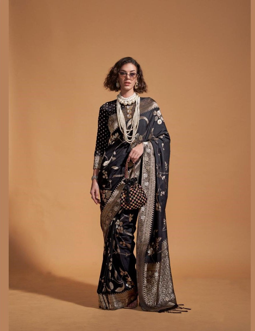Soft Silk Meenakari Woven Saree