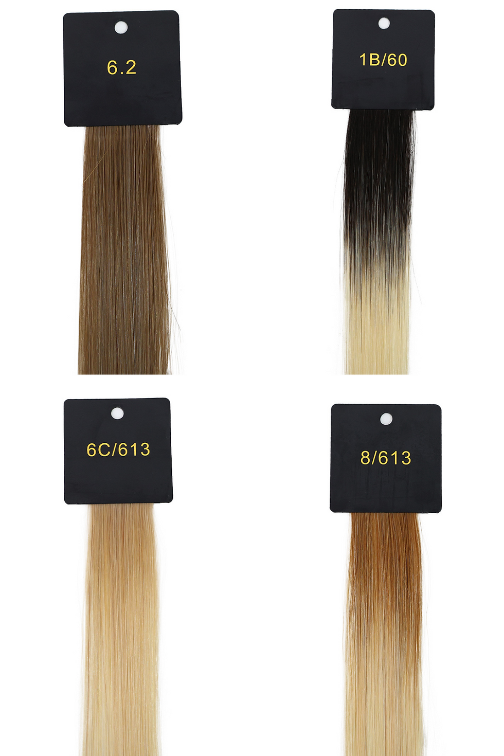Thumbnail: 4 colours of hair extensions