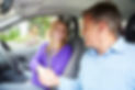 driving instructor and customer