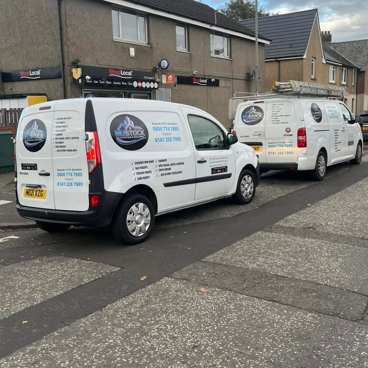 Nustock Roofing vans