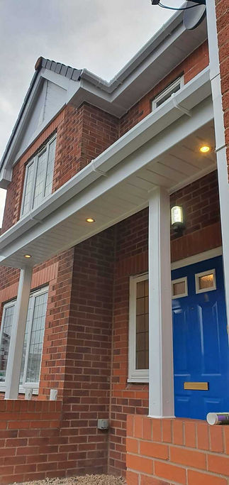 New front door on residential property