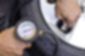 Checking tyre pressure