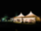 Wedding marquees at night