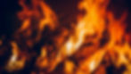 Burning fire wood