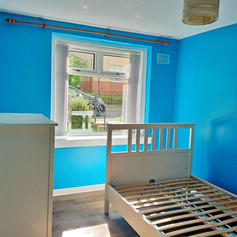Blue bedroom