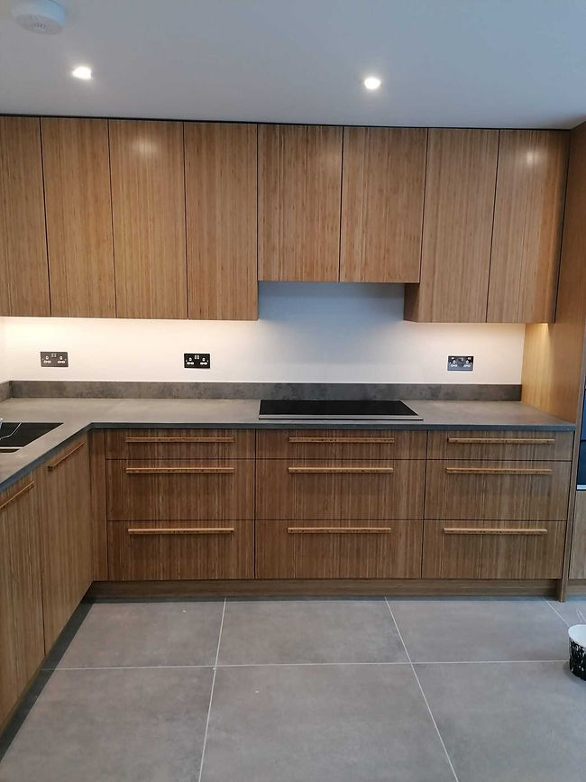 Newly decorated kitchen