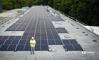 Commercial solar panelling