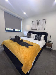 House keeping services made bed