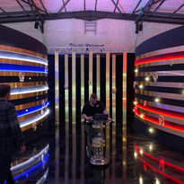 TV set with LED strips