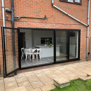 Bi-fold doors on domestic property