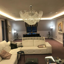 LED lighting in living room