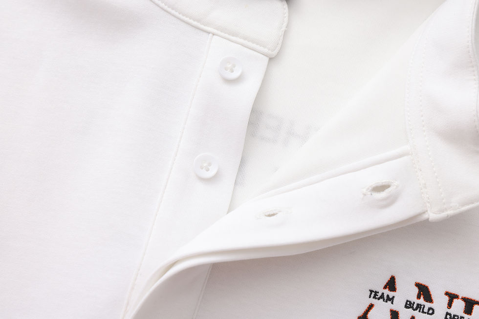 Thumbnail: Custom AND Stand-Collar Minimalist Polo Shirt