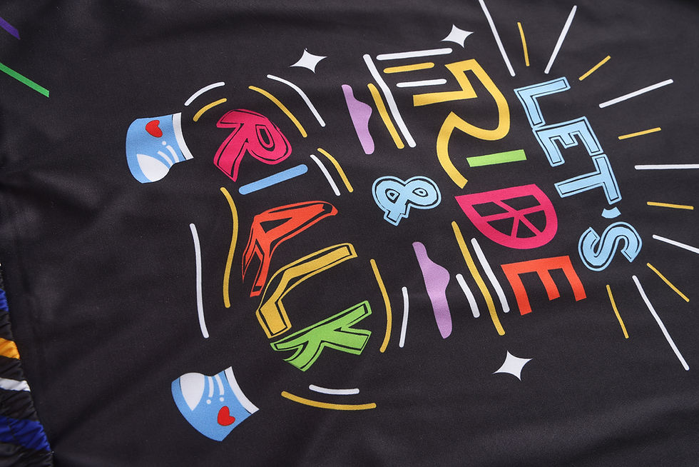 Thumbnail: Custom Club Rainbow Cycling Jersey