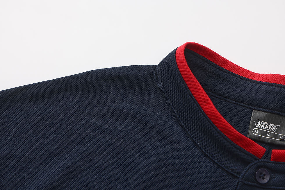Thumbnail: Custom Marine Depot Corporate Stand-Collar Polo Shirt