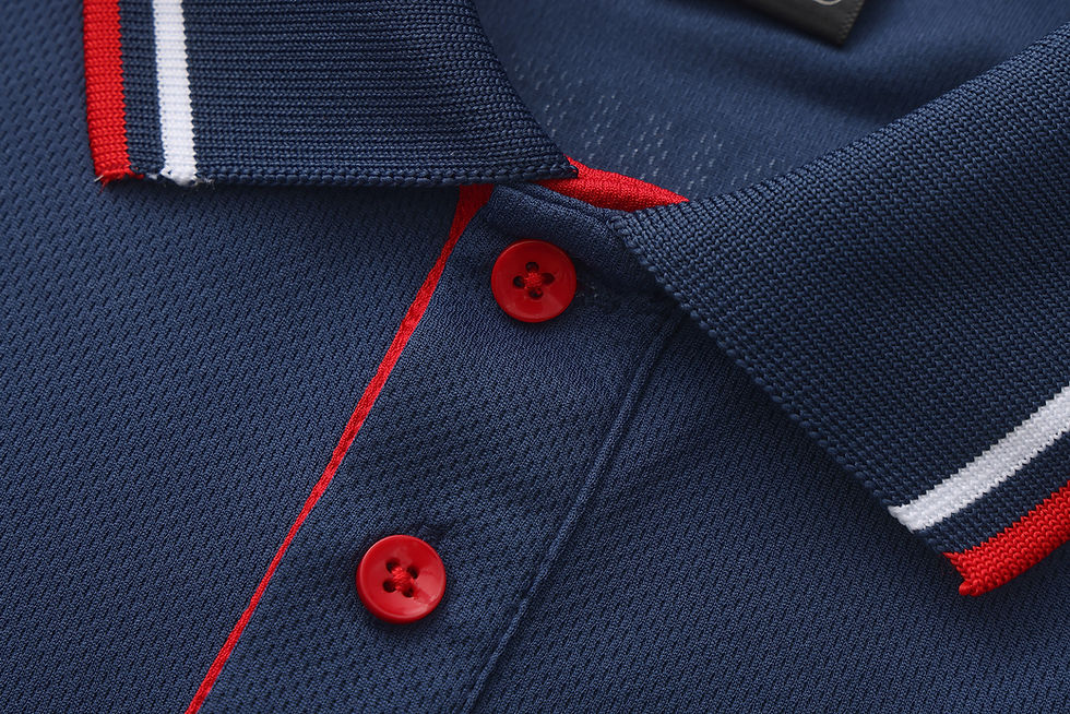 Thumbnail: Custom Powen Long Sleeve Work Polo Shirt