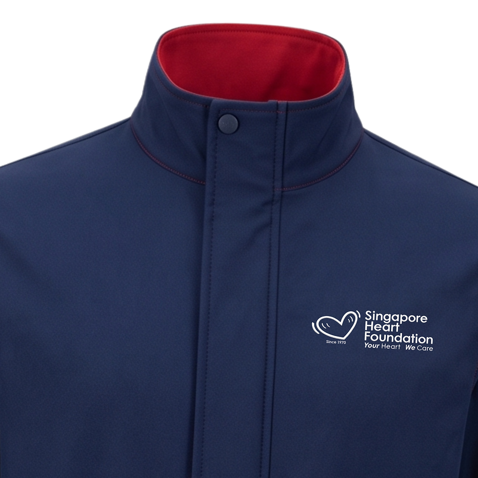 Thumbnail: SINGAPORE HEART FOUNDATION Reversible Corporate Jacket