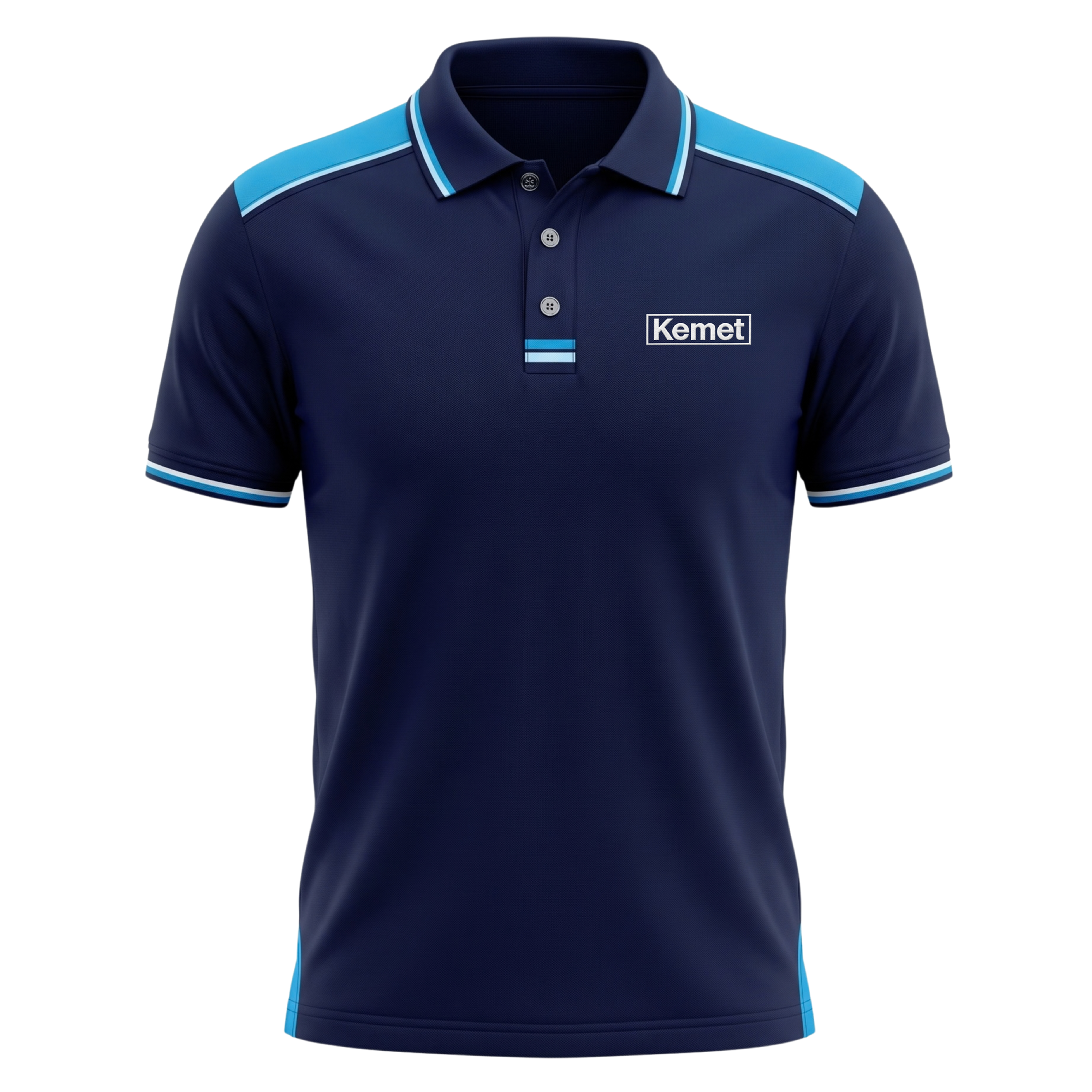 KEMET Two Tone Short Sleeve Corporate Polo Shirt