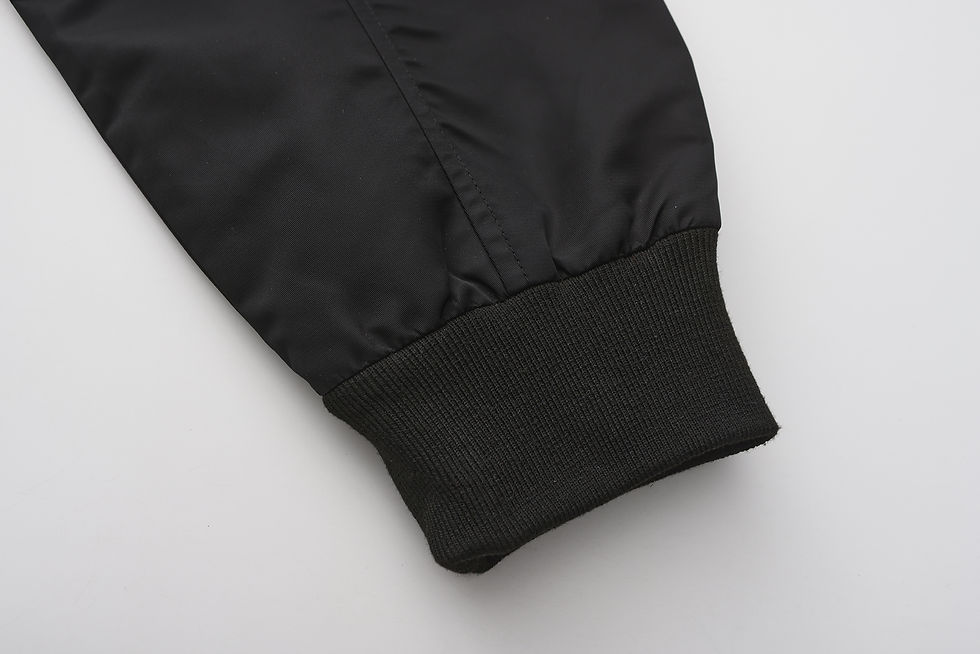 Thumbnail: aCustom NTU Singapore Black Bomber Jacket